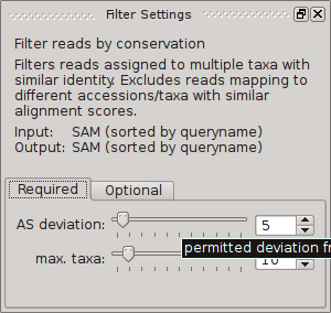 The Filter Settings dock shows error messages and hints on how to resolve them. Press F4 to show it, or activate it in the **[View]** menu, or double-click any workflow entry.